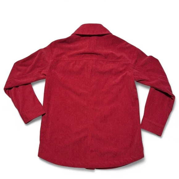 Avec Les Filles Women's XS Corduroy Shacket Shirt Jacket Pink - Picture 2 of 5